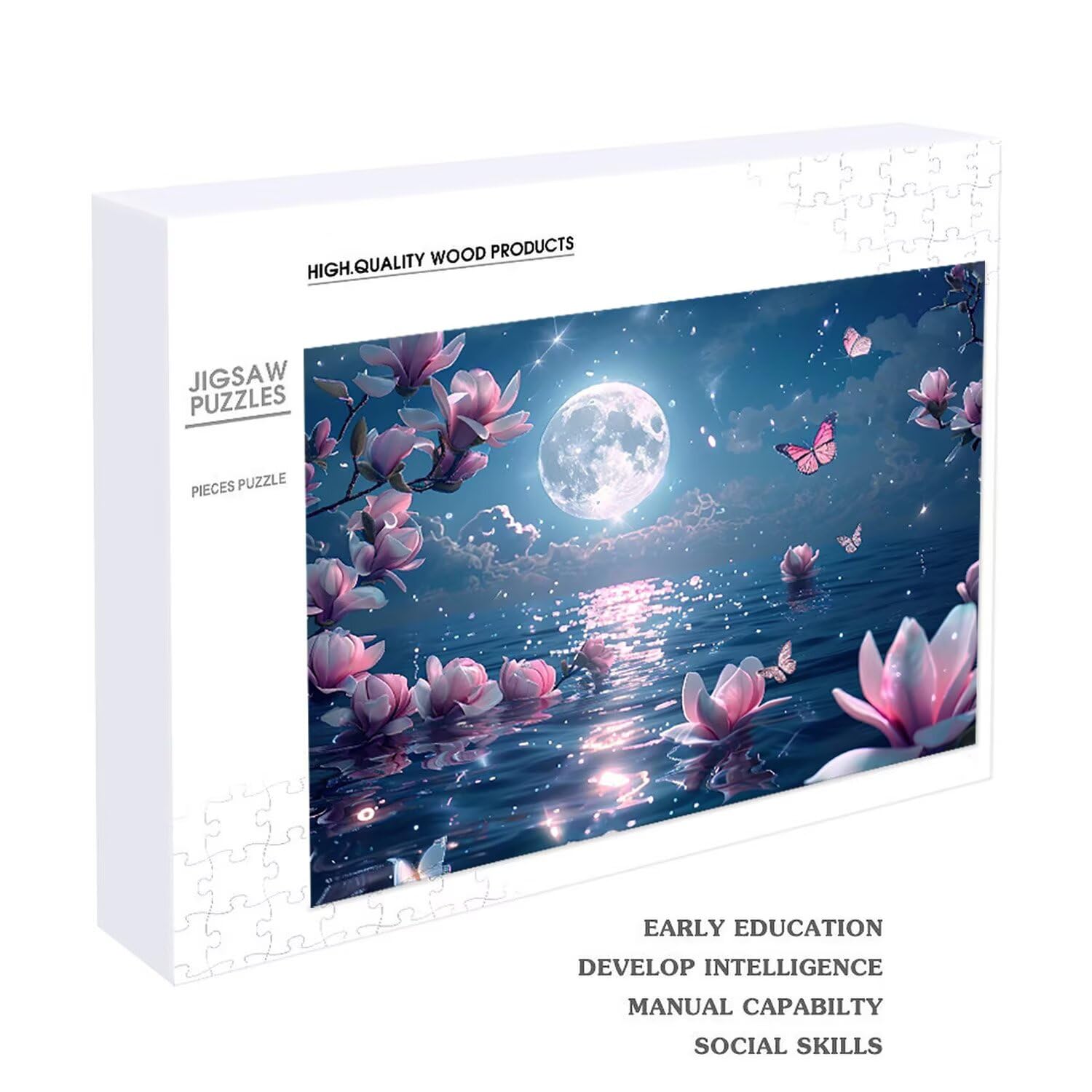 Luna Orchidea di giarda - Puzzle 6000 Pezzi per Adulti - Puzzle fai da te, Intrattenimento Creativo, Arte Moderna, Puzzle Classico per Adulti e Ragazzi dai 12 anni, Regalo Uomo e Donna 179x105cm a-926
