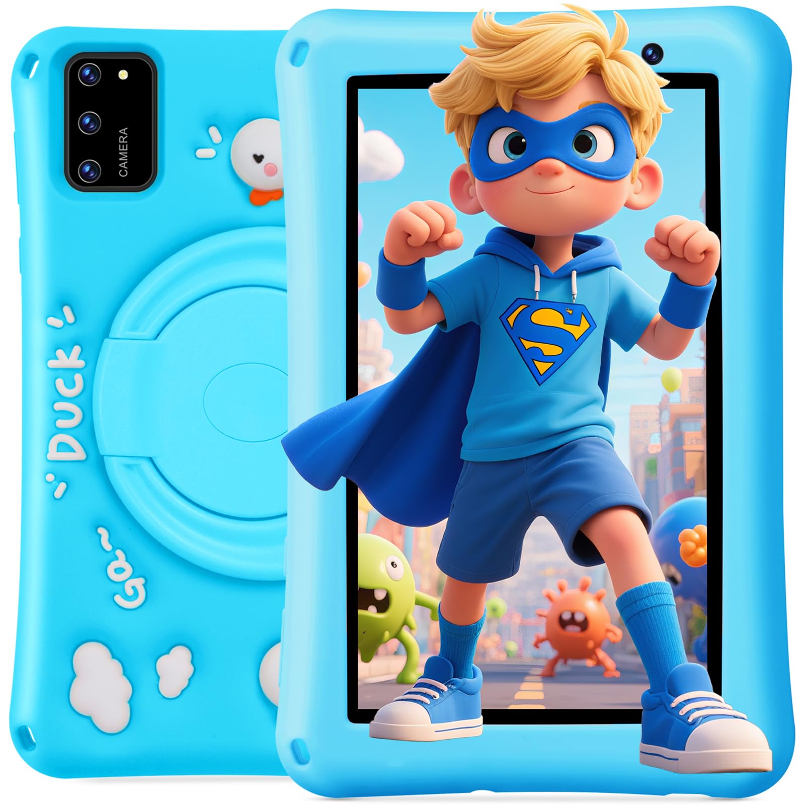 Tablet Infantil 7" Android 13, Segura y Divertida