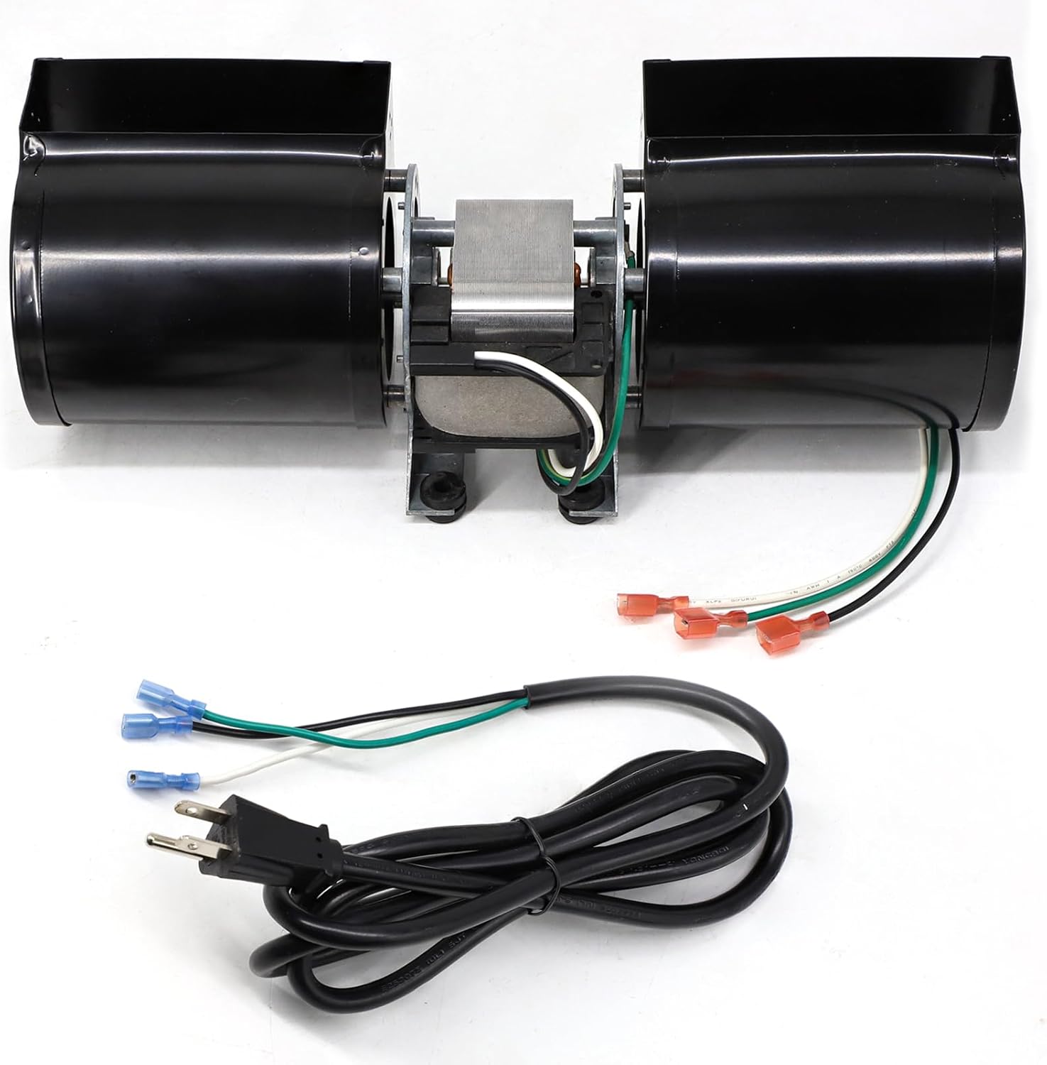 GFK-160 Fireplace Blower Fan for Heat-N-Glo, Heat and Glow, Heat&Glo, Hearth and Home, Superior, Quadra-Fire Fireplace, GFK-160A Blower with Power Cord for FAB-1600 FAB-1100 HB-RB168 1601881.