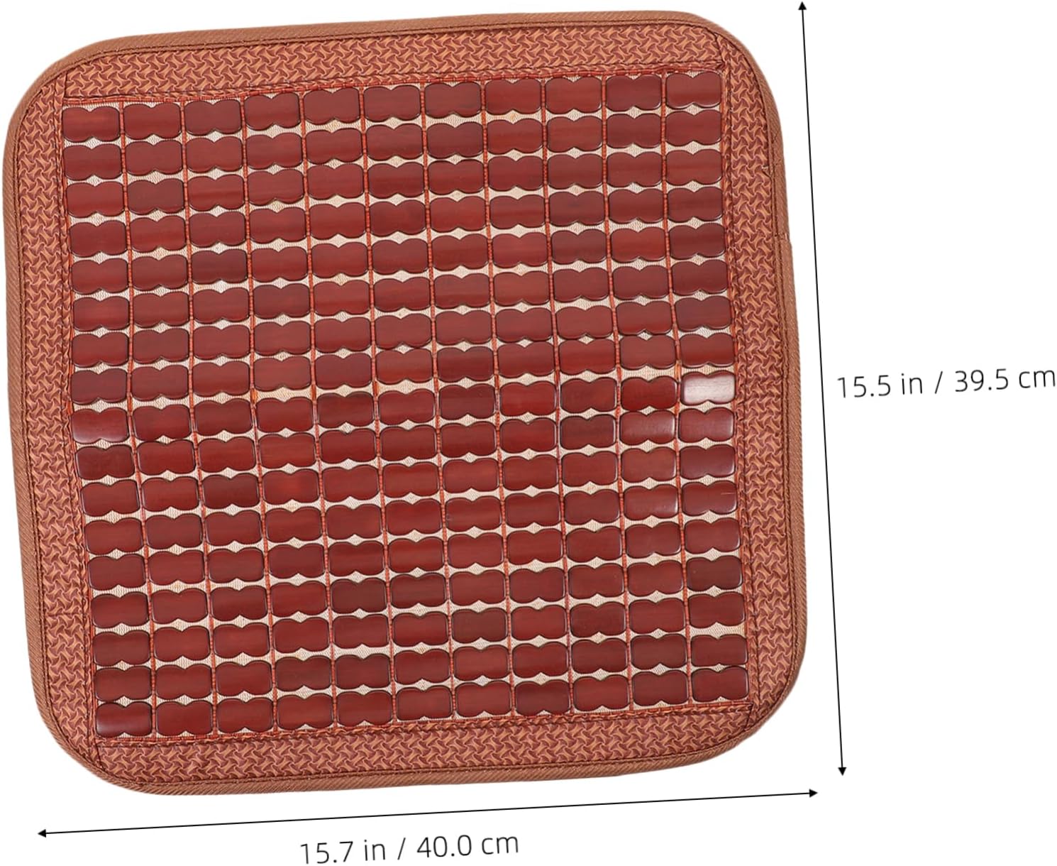 Bamboo Seat Cushion for Car Office and Home Breathable Summer Cooling Pad Coffee Stylish and Comfortable Chair Cushion for Seating Arrangements