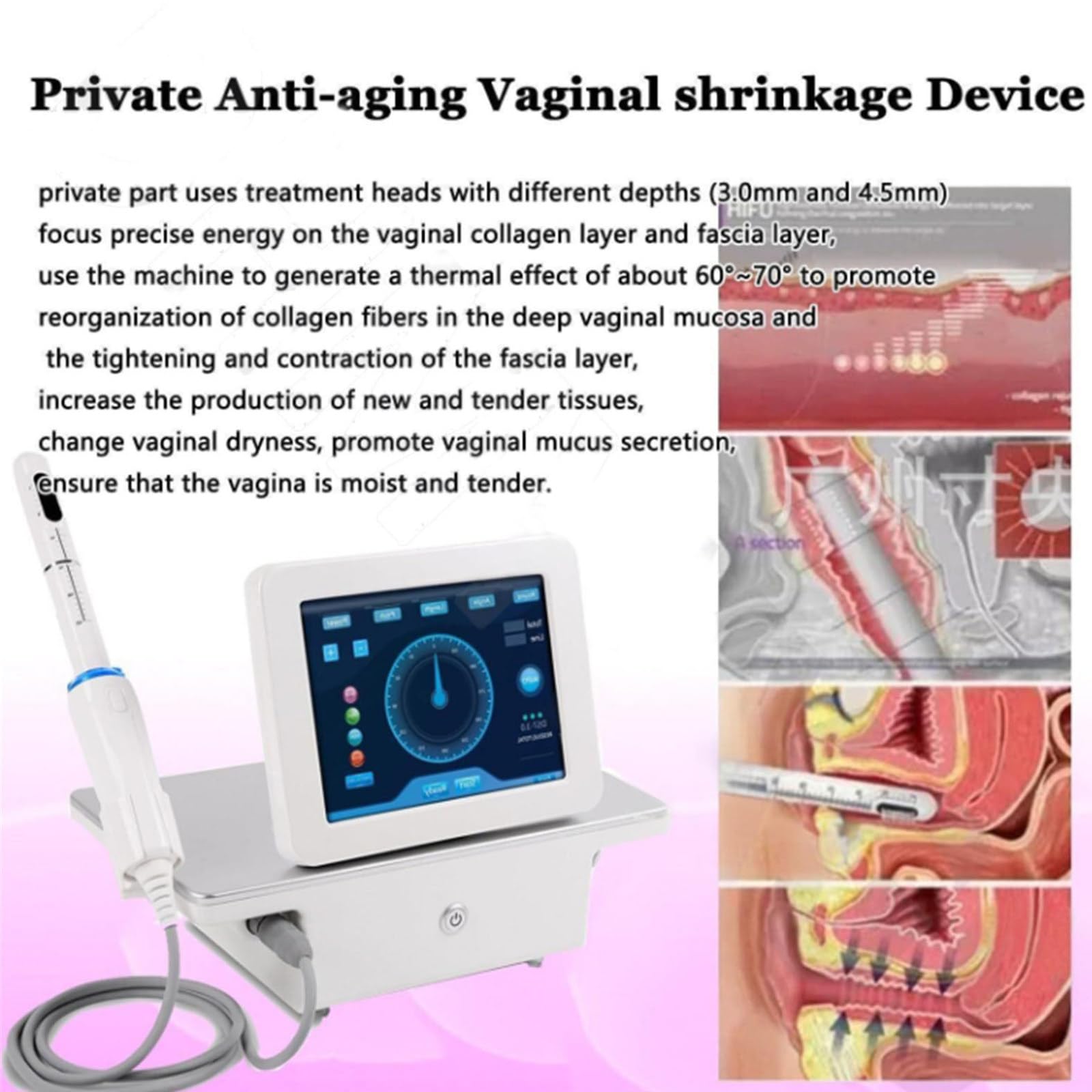 Allenatore muscolare del pavimento pelvico da donna: dispositivo di riparazione post-partum per rassodare, controllare la vescica e compattezza pelvica