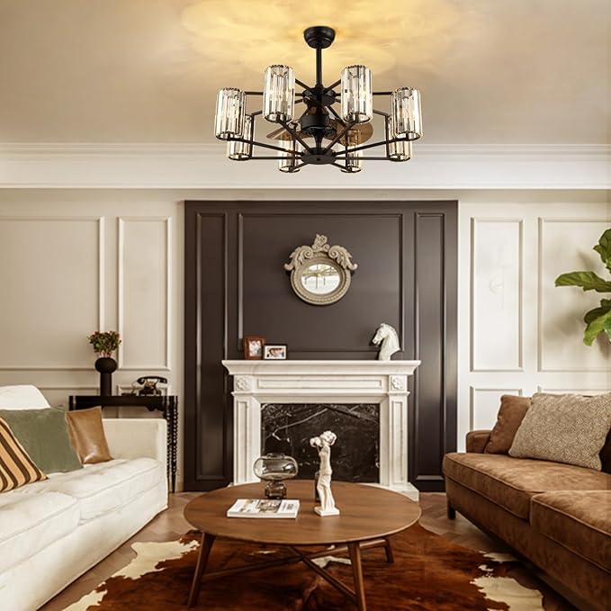 Ventilador de Techo 34 Pulgadas Con Luz y Control Remoto miniatura 3