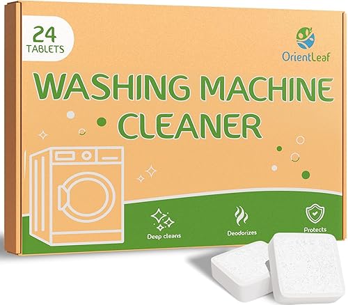 Paquete de 24 pastillas limpiadoras para lavadora