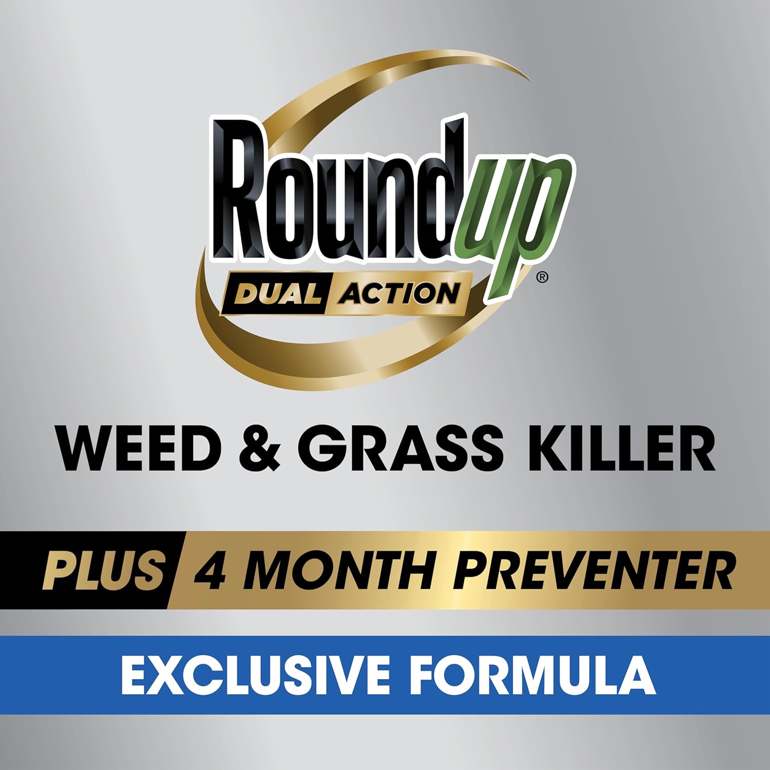 Roundup Dual Action Weed and Grass Killer Plus 4 Month Preventer with Sure Shot Wand, 1.33 gal.