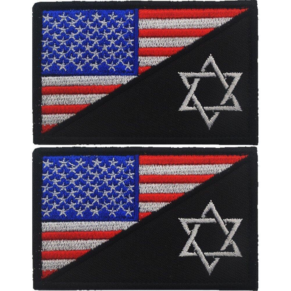 Portachiave Chiavi Chiave Ricamo Toppa Bandiera Israele Stella Di David 3701148060624