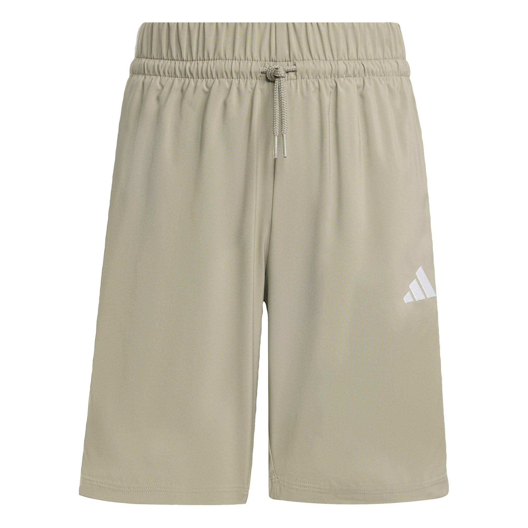 adidas Sportswear Junior Unisex Essentials Climacool Shorts, Silver Pebble, Size 9-10 Years