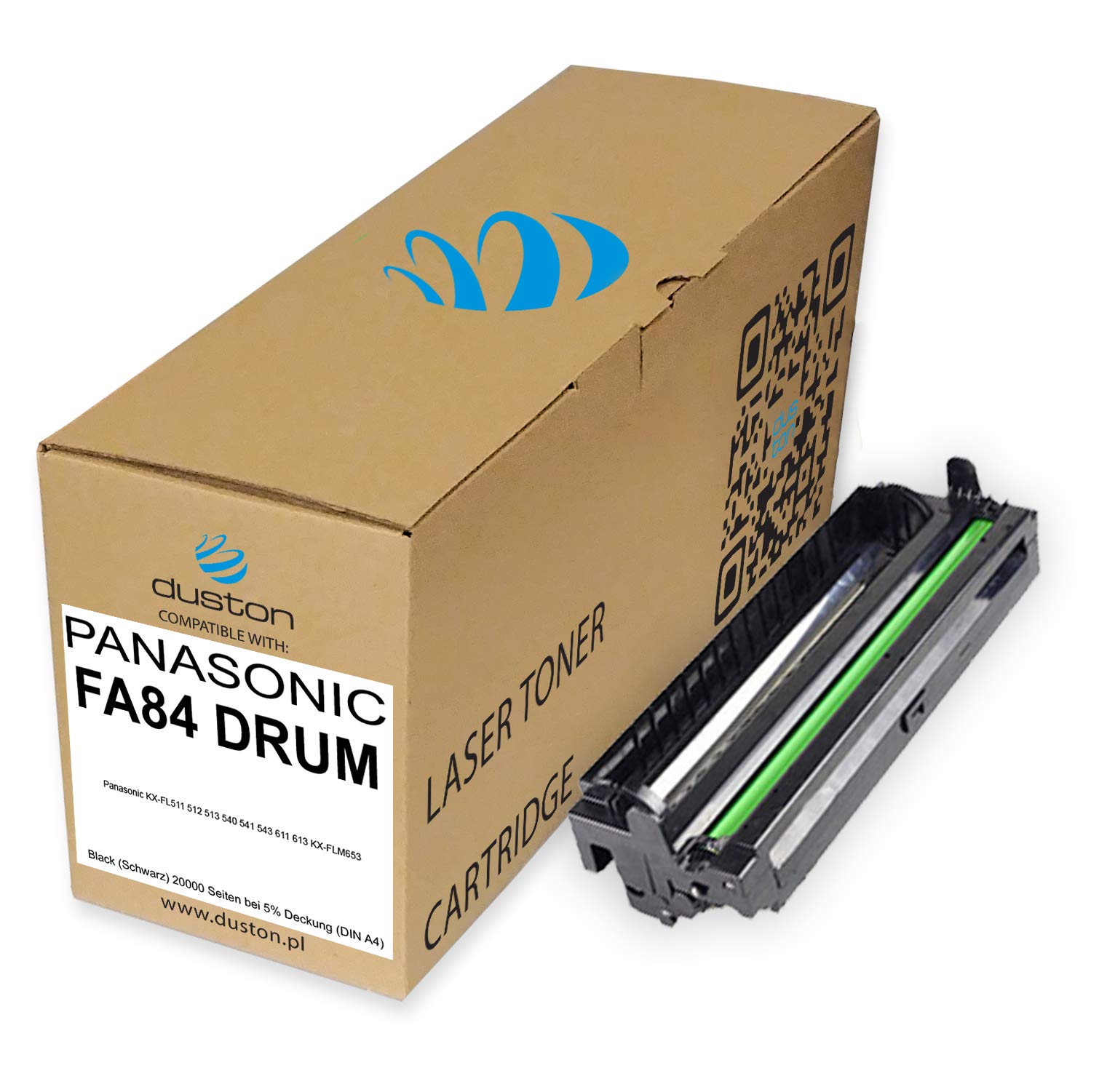duston KXFA84, KX-FA84 tamburo compatibile con Panasoniic KXFL511 512 513 540 541 543 611 613 KXFLM653