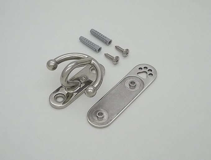 Amazon サンポール リードフック 犬用係留フック Lh 222 Pl 壁付式 スタンダードフック付 バープレート付 カーポート 車庫アクセサリ