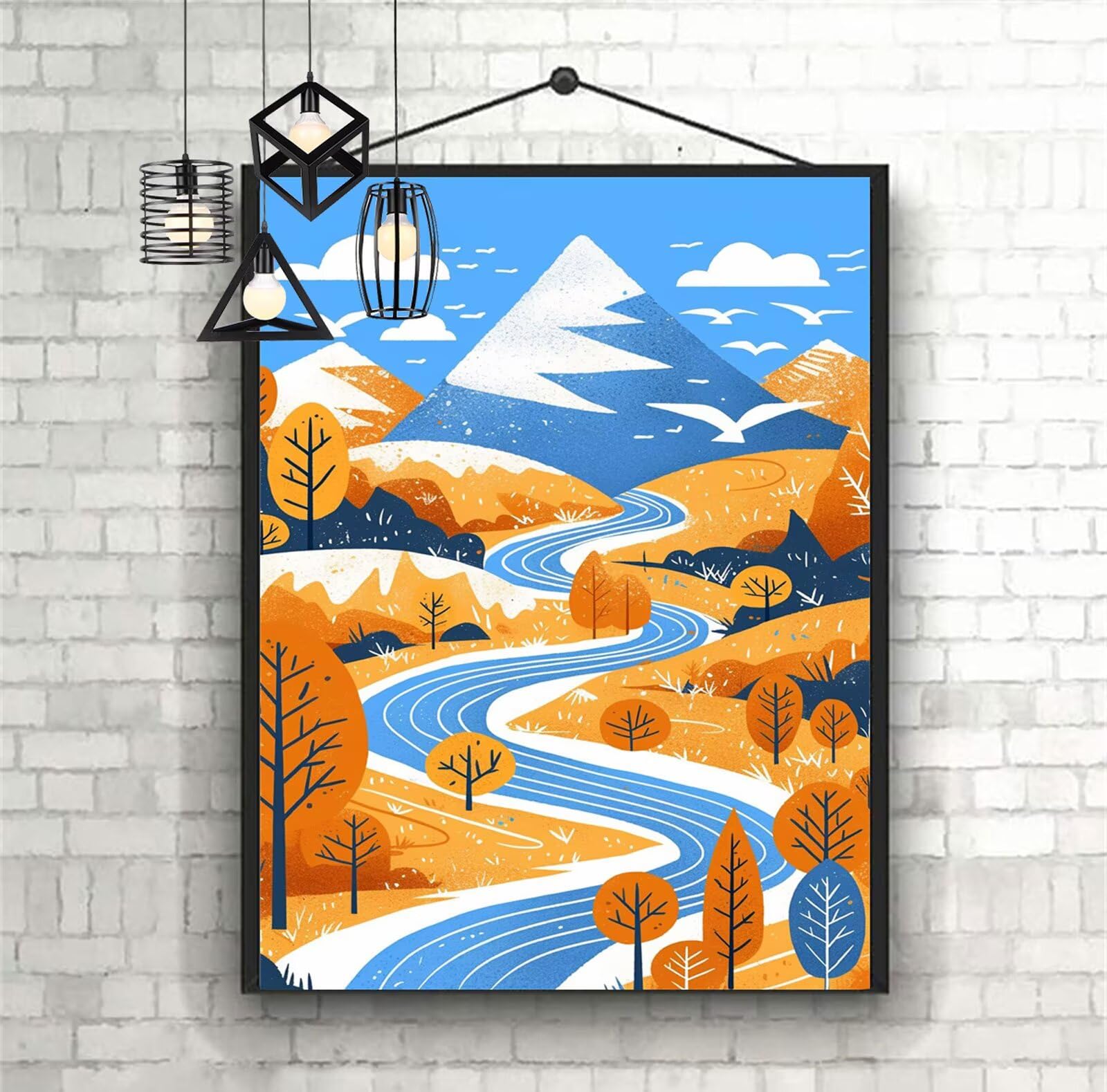 Diamentowe malowanie jesienne diamentowe malowanie dzieci 100x150 cm 2025 diament malarstwo Japonia, DIY diamentowe rysunki ścieg krzyżykowy rzemiosło dla dorosłych, obraz diamentowy dekoracja domu