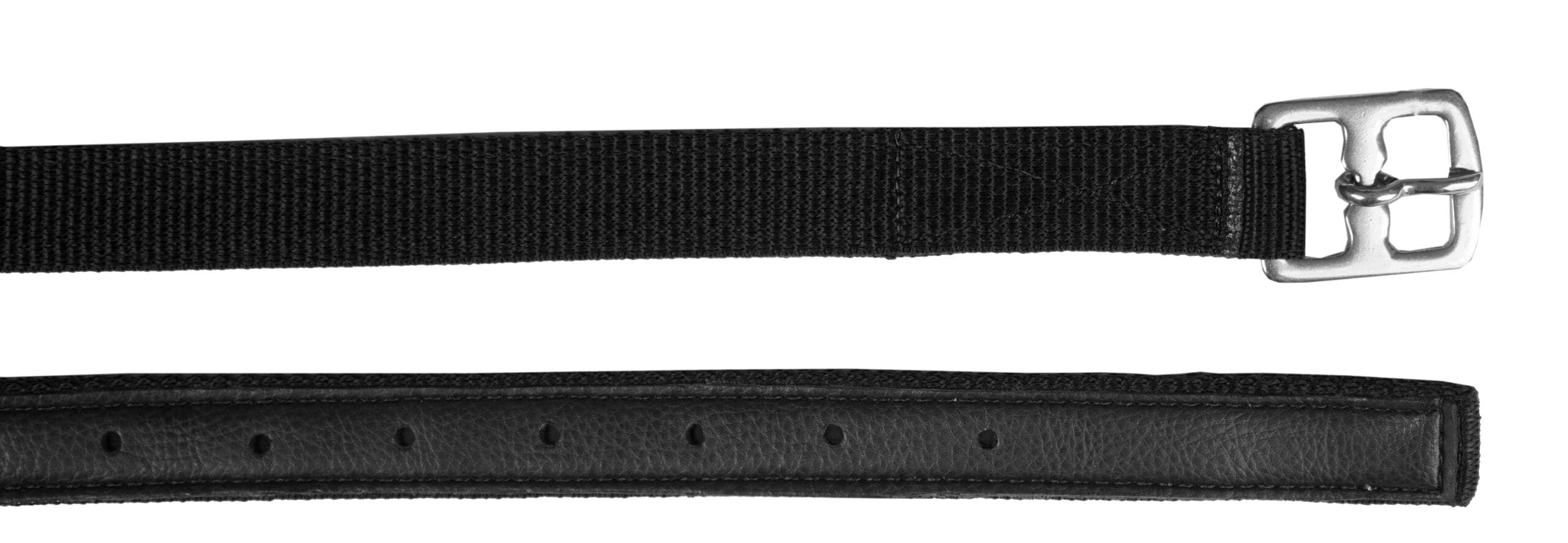 Horka étrier Dressuurnylon/Cuir Noir Taille 125 cm