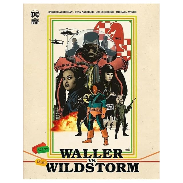 Portada de Waller Vs. Wildstorm Dc Black Label