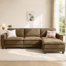 107" Modular Sectional Sofa, L Shaped Cloud Couch for Living Room