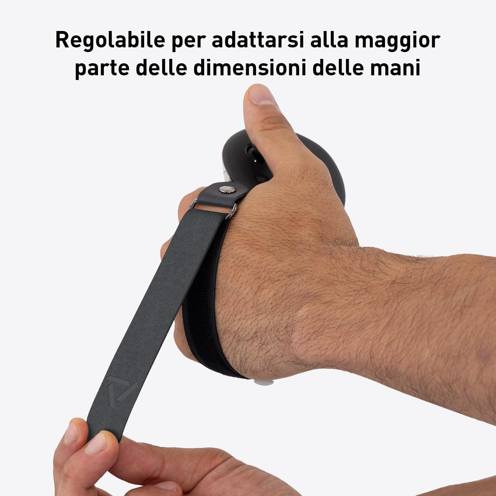 PRISMXR Impugnature Grip straps per controller compatibili con Meta Quest 3S/3, cinturino da polso morbido regolabile adatto a mani di diverse dimensioni, Cinturino in microfibra morbida