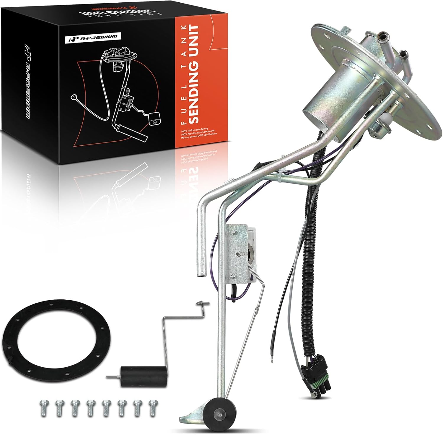 A-Premium Rear Fuel Tank Sending Unit Compatible with Chevrolet Corvette 1982, V8 5.7L