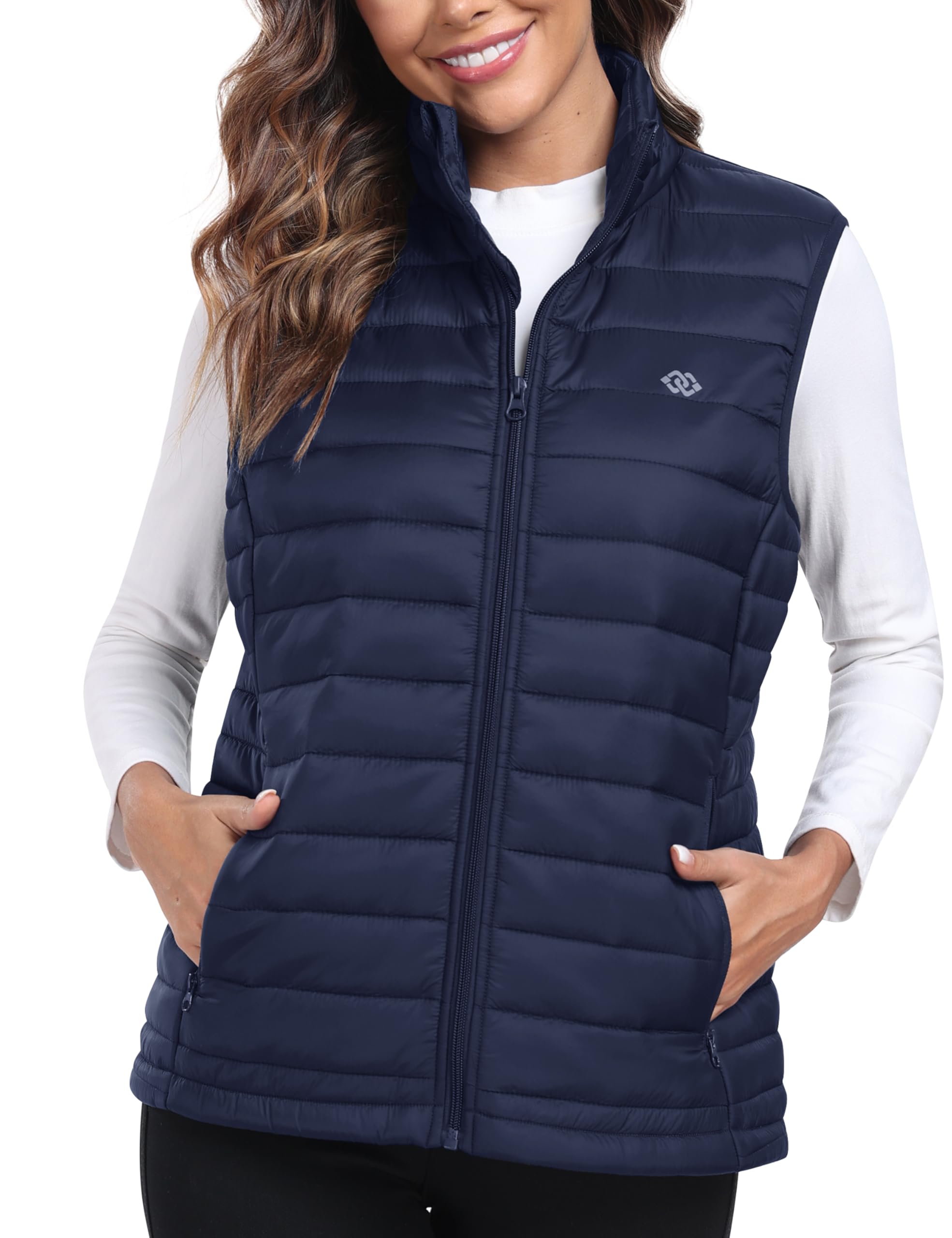 MoFiz Steppweste Damen Leicht Weste Daunenweste damen Ärmellos Weste Übergangsjacke für Outdoor, Wandern, Reisen