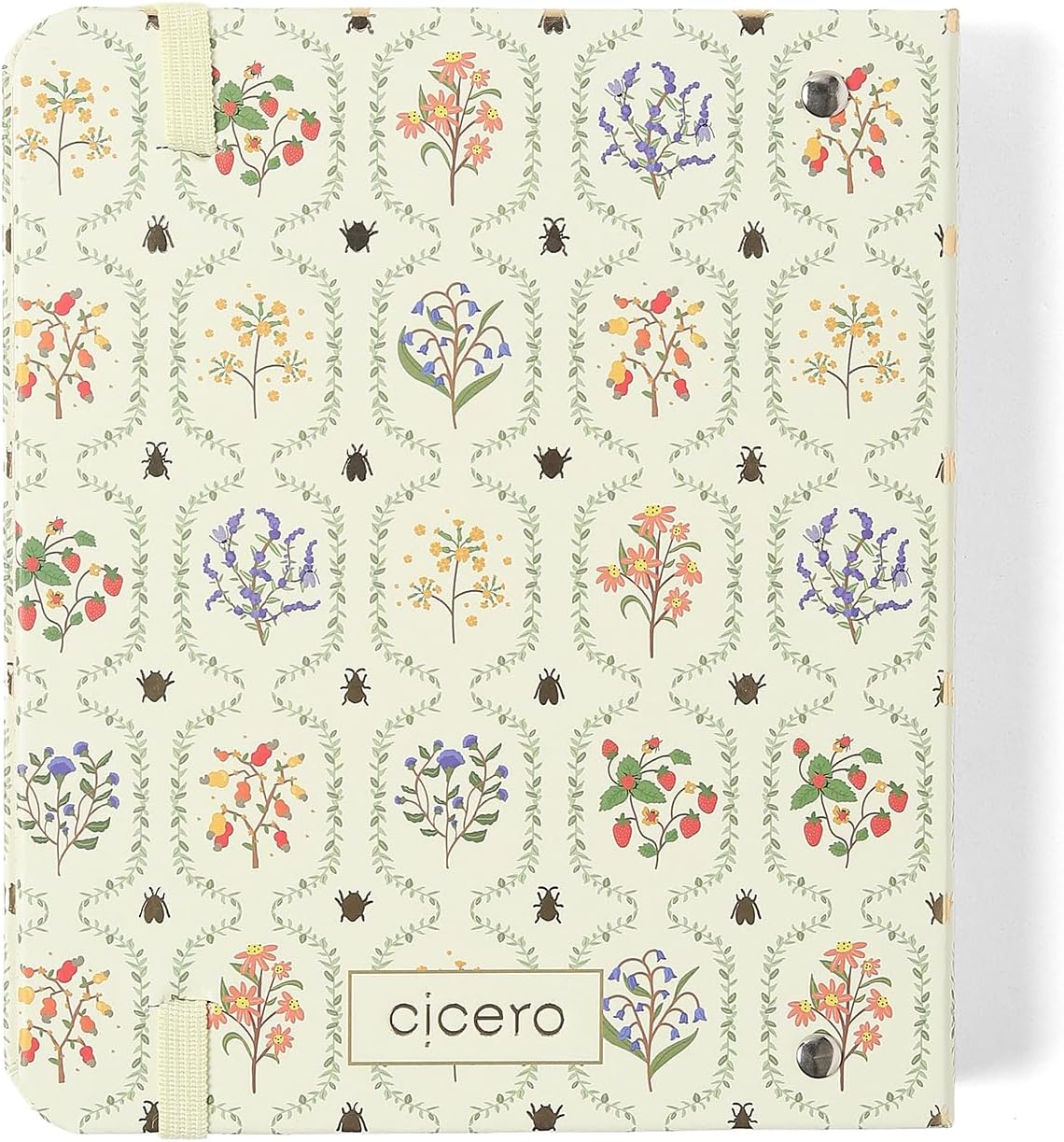 AGENDA PLANNER ARGOLADO 2026 JARDIM SEMANAL A6 OFF WHITE