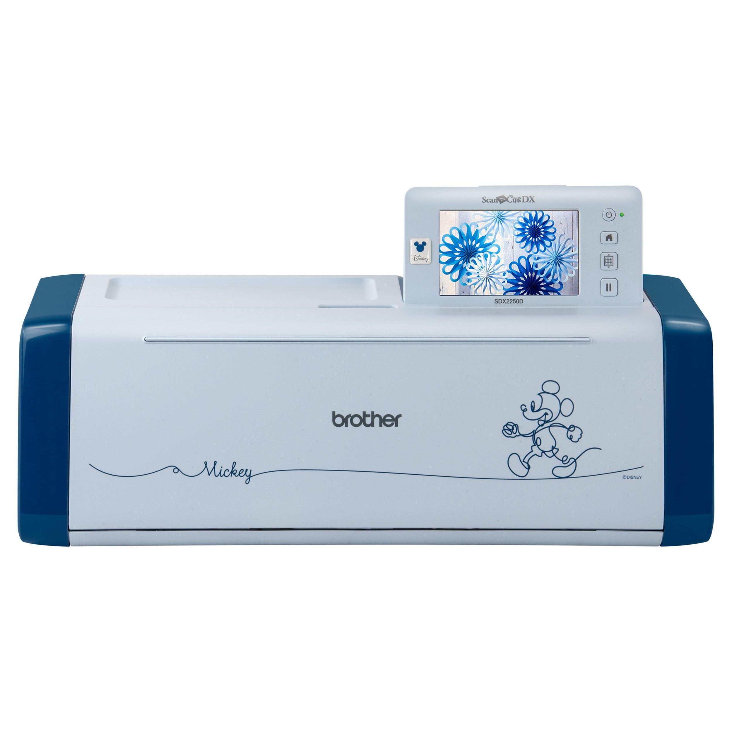 Brother ScanNCut DX SDX2250D, Machine de Découpe et Traçage Disney, Scanner 600 dpi, 1485 Motifs Intégrés, Connectivité WLAN