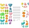Rock Climbing Wall Holds Children Opportunity To Climb With Sturdy Hand Grips Are Weather Resistant Flexibility Tree Climbing Holds For Climber Course Training