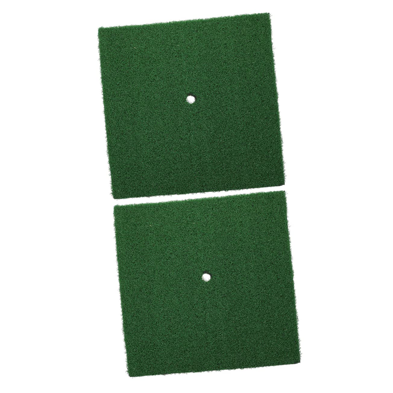 GANAZONO Artificial Turf Golfing Practice Mats Golfing Training Turf 2pcs Mini Swing Practice Mats Included