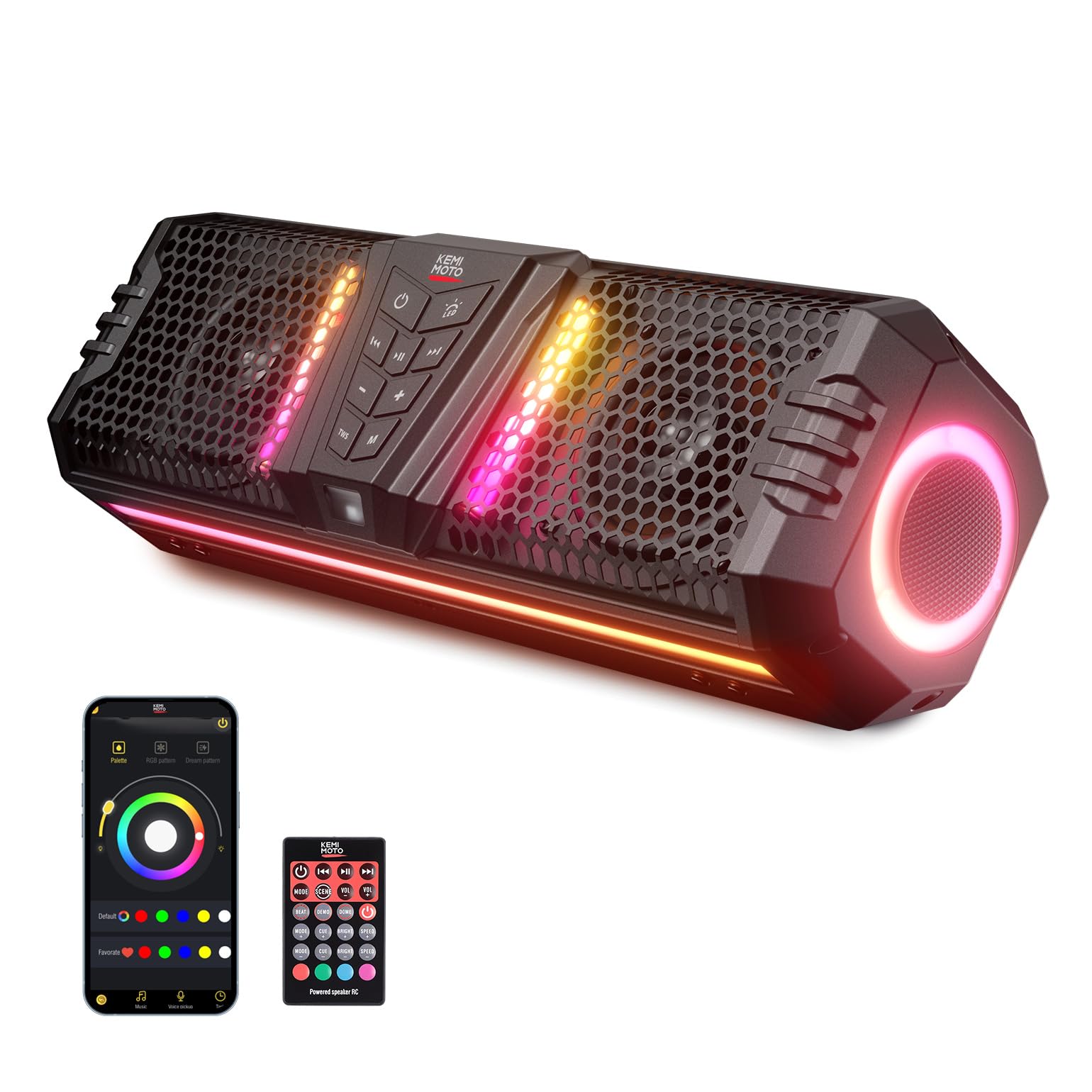 Amazon.com: KEMIMOTO Midnight 40 16-inch IP66 Waterproof UTV
