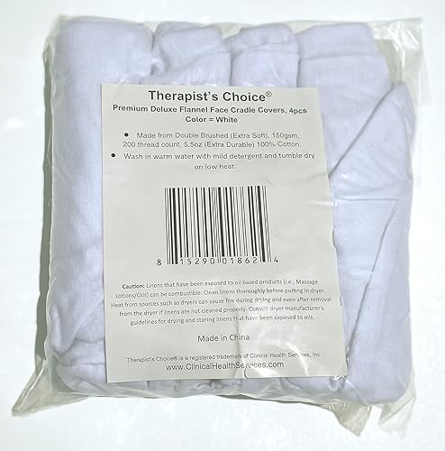 Miniatura 19 de Therapist's Choice® Juego de sábanas de franela de alta calidad de 3 piezas, para mesas de masaje, incluye sábana encimera, sábana bajera y funda