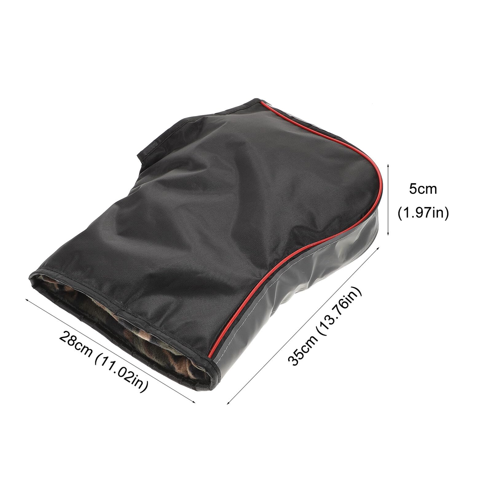 Alipis Guanti da Moto Invernali Riflettenti per Freddo Scaldamani da Manubrio per Motoslitta e Quad Accessori Protettivi per Guida Sicura Invernale Outdoor