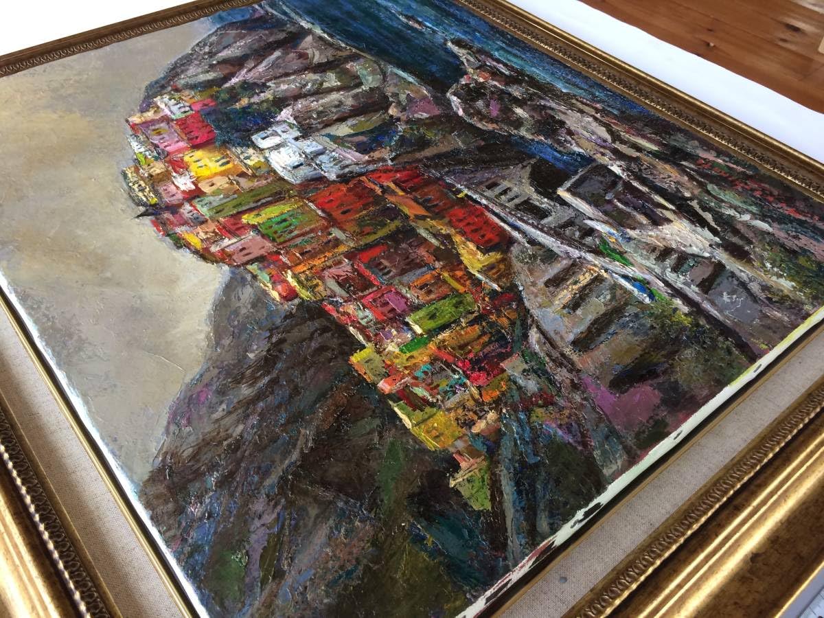 絵画油絵、吉本哲、世界遺産