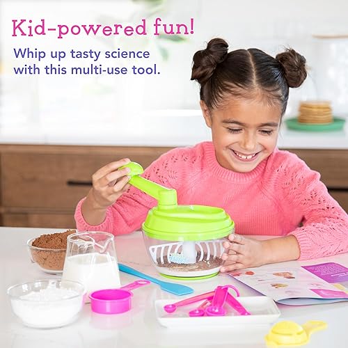 Miniatura 5 de MindWare Kitchen Science Academy Wonder Whipper - Juego de cocina divertido y educativo para niños de 6 años en adelante, mezclador de manivela y