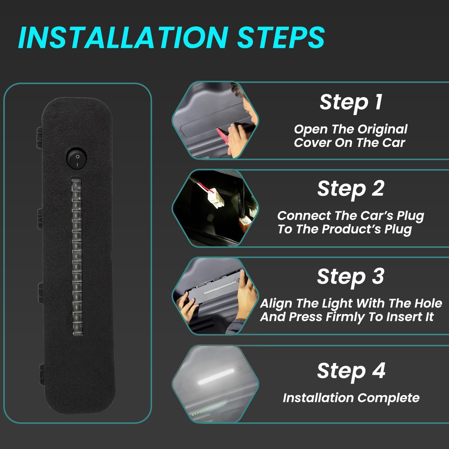 Rear Cargo Light Compatible with 2026 Honda Passport RTL/TrailSport Tailgate Hatch Dome LED Lamp Interior Accessories Replaces 08V30-3BM-100 PREO-PSS-030