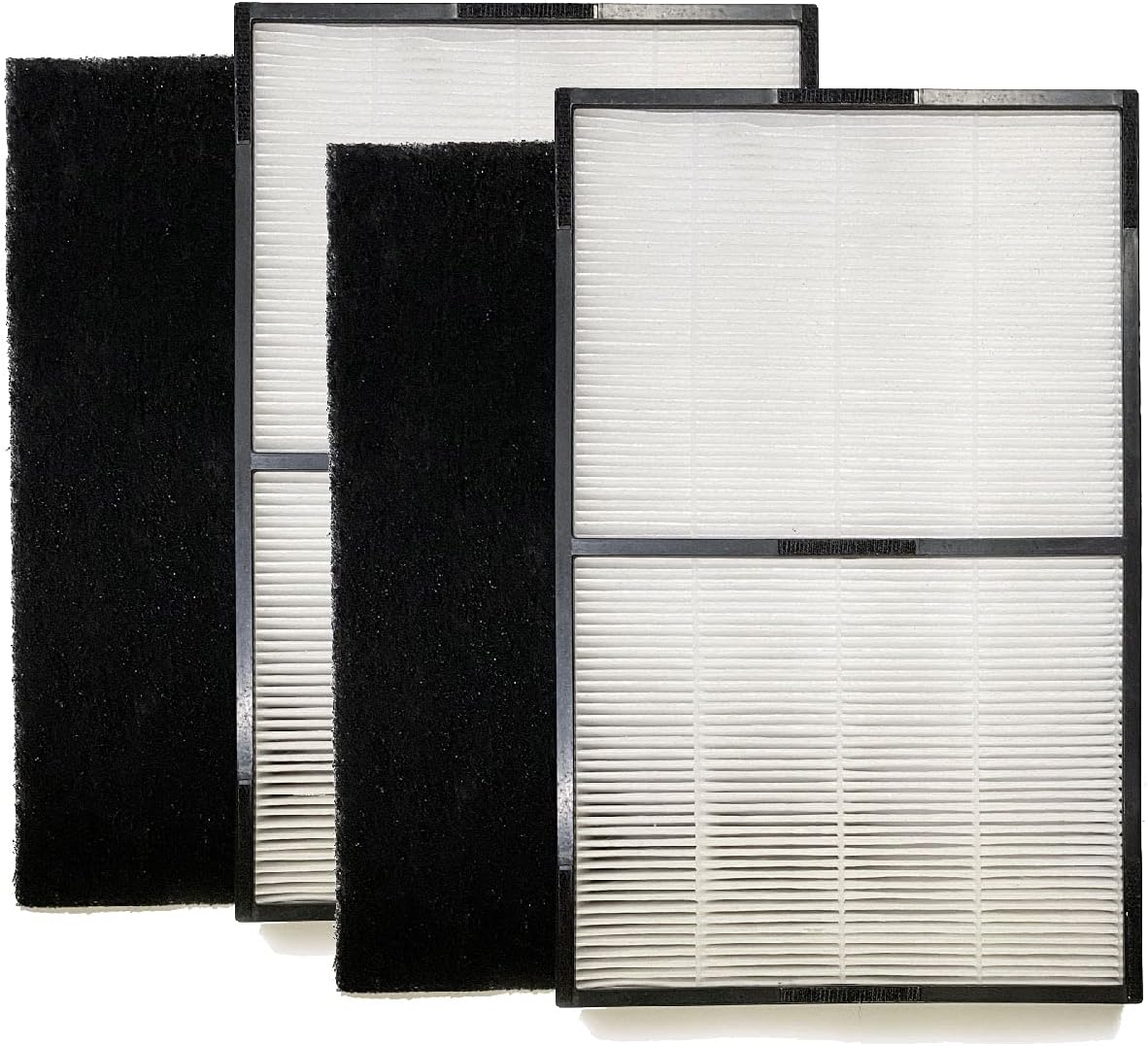 Nispira Type A2 Size True HEPA Replacement Filter For Filtrete Room Air Purifier FAP-C02-A2, FAP-C03-A2, FAP-T03-A2, Part 1150101, 2 Pack