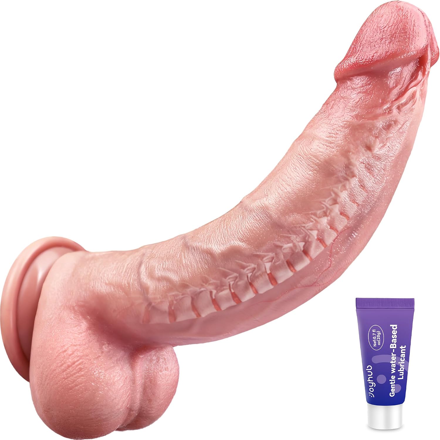 10 Inch Huge Realistic Dildo Sex Toys with Bendable Skeleton Core