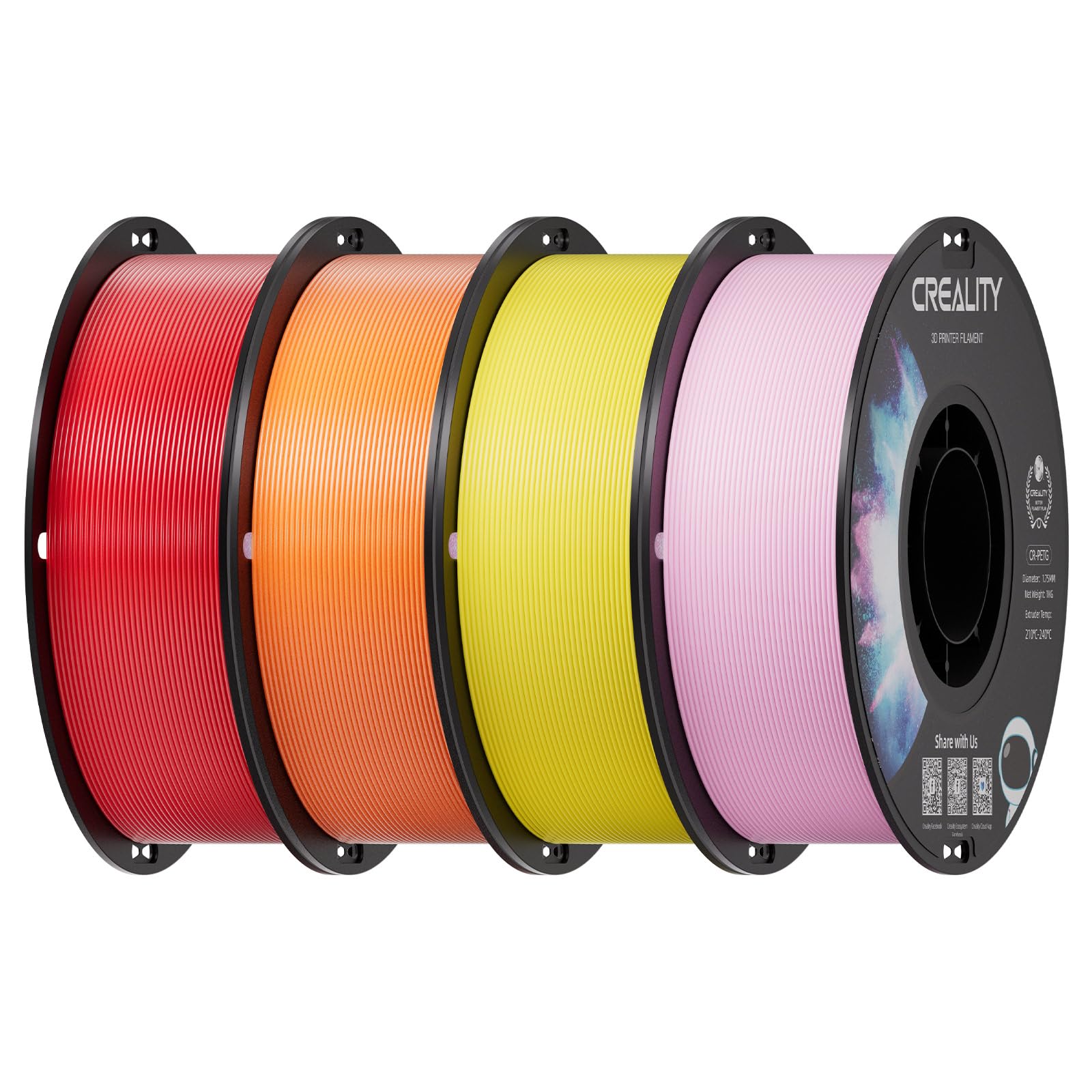 Creality PETG Filament - 2kg Black & White Pack -31