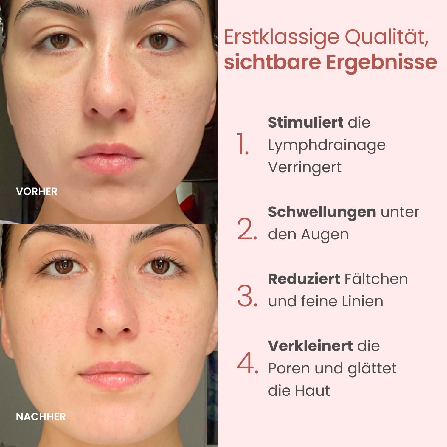 PLANTIFIQUE Rullo Giada Viso e Gua Sha - Jade Roller e Guasha Pietra Massaggiatore Antirughe & Rullo Viso di Quarzo Rosa e Gua Sha - Roller e Guasha Pietra Massaggiatore Antirughe