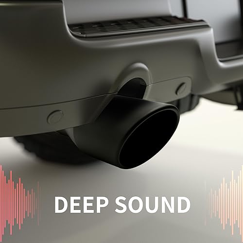 Miniatura 7 de Richeer Punta de escape de 2.5 pulgadas, entrada de 2 12 pulgadas, salida de 4 pulgadas, punta de escape de acero inoxidable de 9 pulgadas de