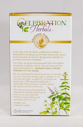 Miniatura 6 de CELEBRATION HERBALS Angélica Root Organic 24 Bolsa, 0.02 libras