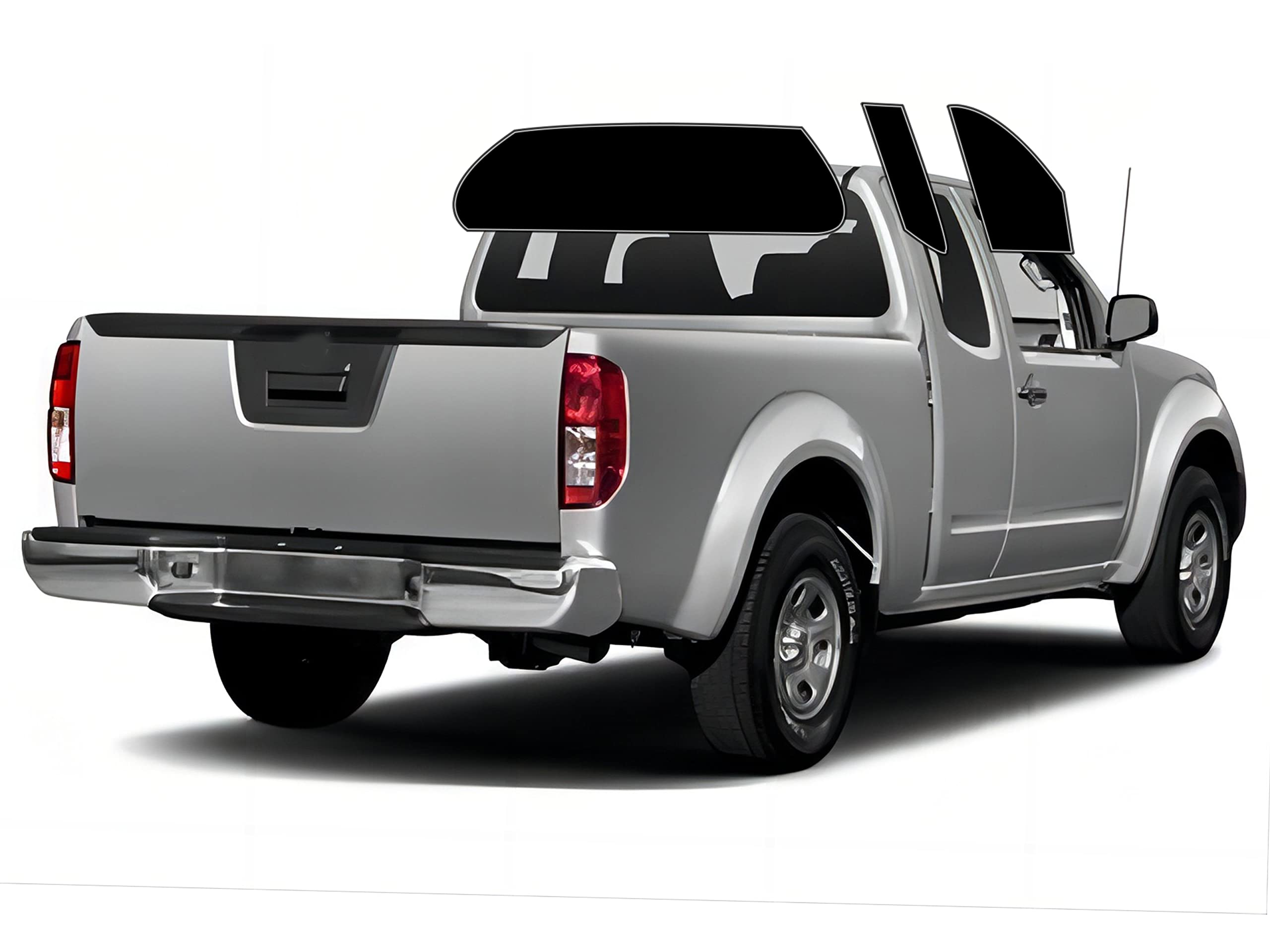 AUTOTEK Precut Windows Tint Film All Sides Cars Sun Blocking Protection Privacy Anti Shatter Glass 2 Ply Film Any Tint Shade kit for Nissan Frontier King 2005-2021