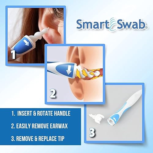 Miniatura 3 de Smart Swab limpiador de oídos en espiral Kit de eliminación segura de cera de oído