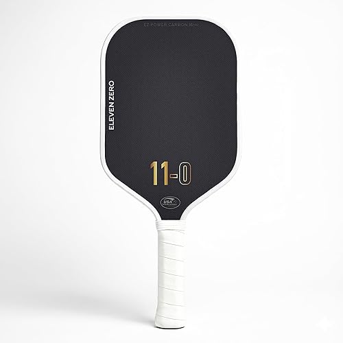 EZ Power Paleta de pickleball de carbono  Paletas de pickleball de fibra de carbono profesional con núcleo de polipropileno de 0.63 pulgadas