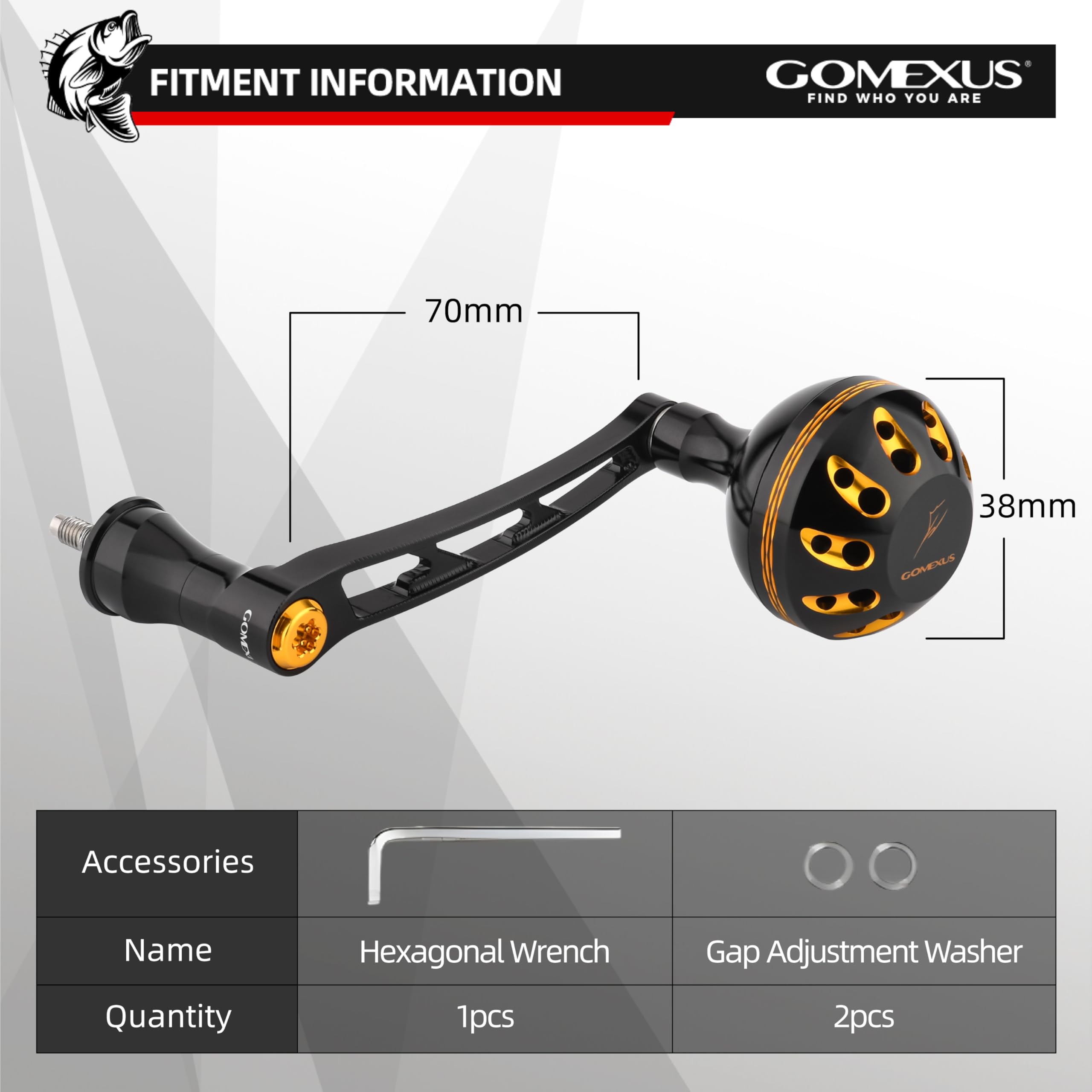 Amazon.com: GOMEXUS Power Handle Compatible for Shimano Twin Power