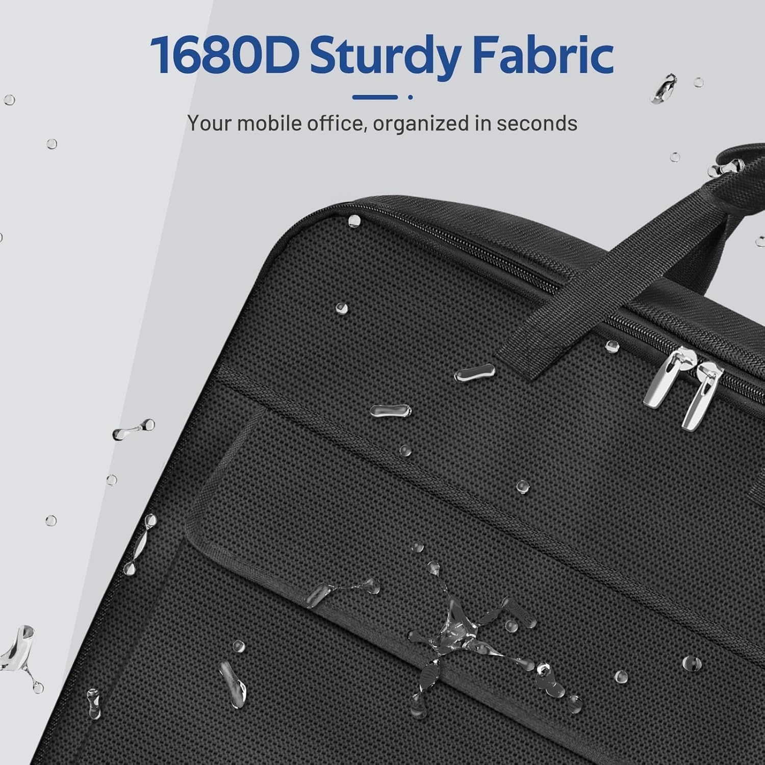 MISSLO Housse de sac de voyage pour homme avec bandoulière, 106,7 cm, imperméable, sac à vêtements 2 en 1 avec poches pour ordinateur portable, housse de vêtements à suspendre pour voyage d'affaires