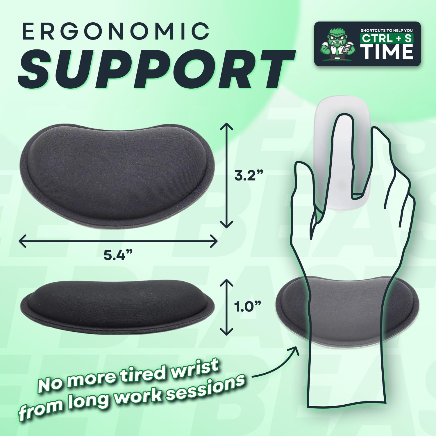 Excel Cheat Sheet Desk Pad - Portable Mouse Pad with Xcel Shortcuts - Office Keyboard Mat Desk Mat, Non-Slip Waterproof Spreadsheet Shortcut Keys Excell Cheat Sheet Desk Mat with Formulas [12” x 10”] - Image 6