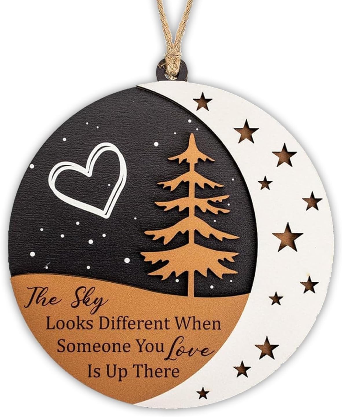 Memorial Gifts 2026, in Memory of Loved One Ornament, Bereavement Gift for Loss of Father or Mother, Memory Ornaments for Deceased, in Remembrance Gift Keepsake, Sympathy Ornaments Gift