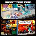 Lumibricks Toy-Store Lighting Building-Bricks Set – City Town Modular Townhouse Toy Shop Dollhouse LED Light Display Model 3086 Pcs Construction Kit for Adults and Teens