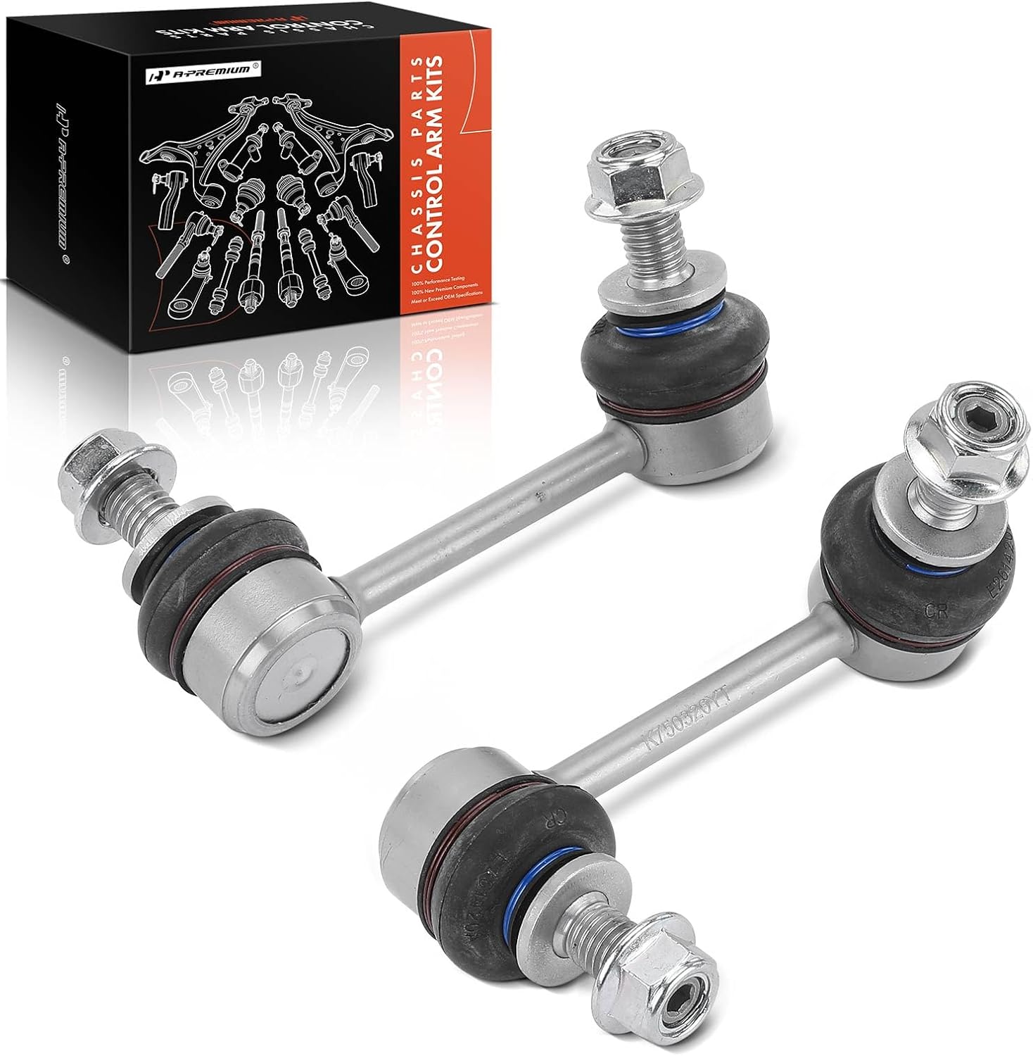 A-Premium 2 x Rear Sway Bar Links Stabilizer Bar Links, Compatible with Cadillac CTS 2008-2015