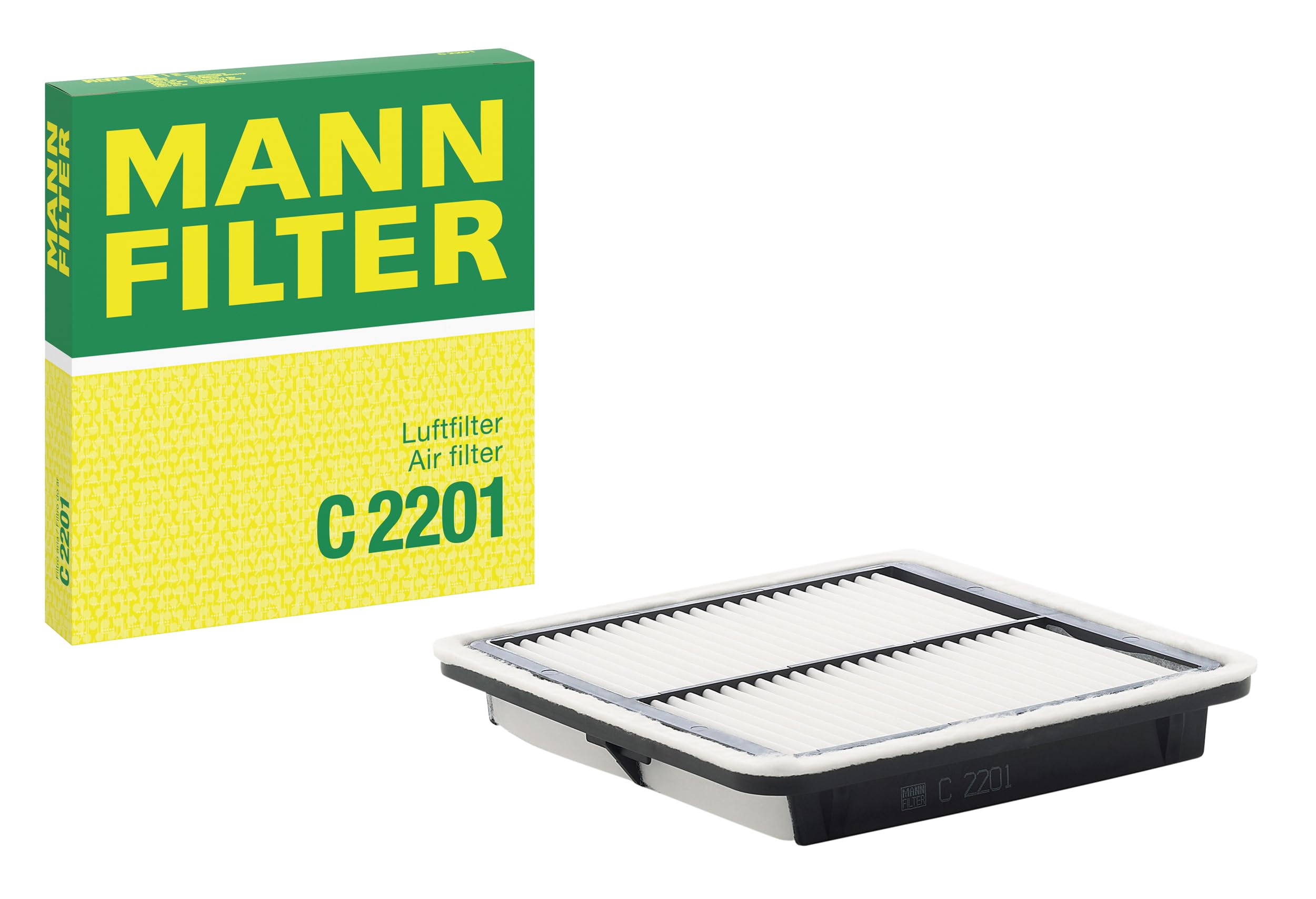 MANN-FILTER Air filter SUBARU C 2201 16546AA090,16546AA120,16546AA12A Engine air filter,Engine filter