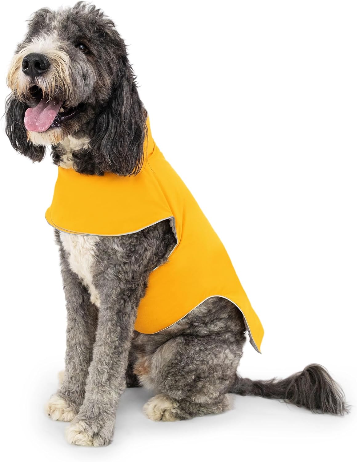 JAN & JUL Dog Rain Jacket (Yellow, Size: XL)