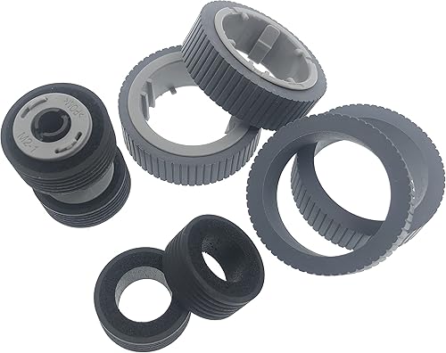 Miniatura 2 de TJPARTS Kit de reparación del escáner Juego de rodillos de freno y juego de neumáticos Compatible con Fujitsu fi-7140 fi-7240 fi-7160 fi-7180