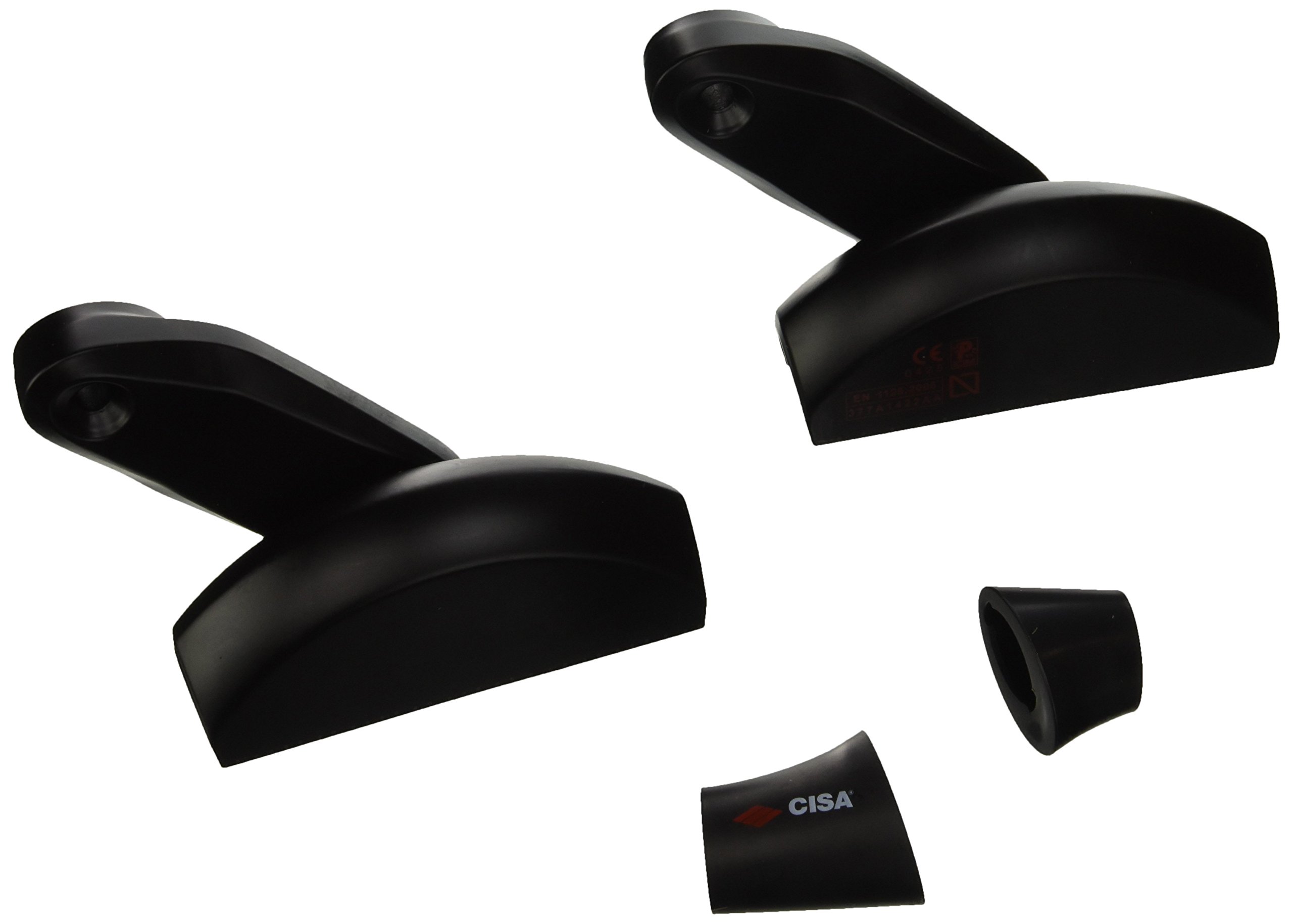 CISA 159016100, Maniglione Antipanico Fast PUSH, Verniciato Nero, Versione Componibile Senza Scrocco Centrale