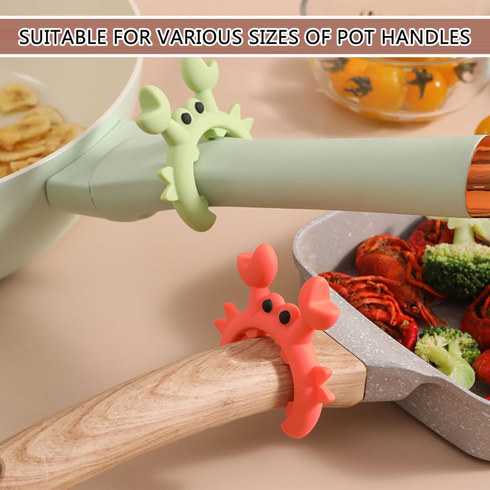 5Pcs Silicone Spatula Holders Multifunctional Kitchen Utensils Rests with Pots Clip Household Spoon Rack for Cooking