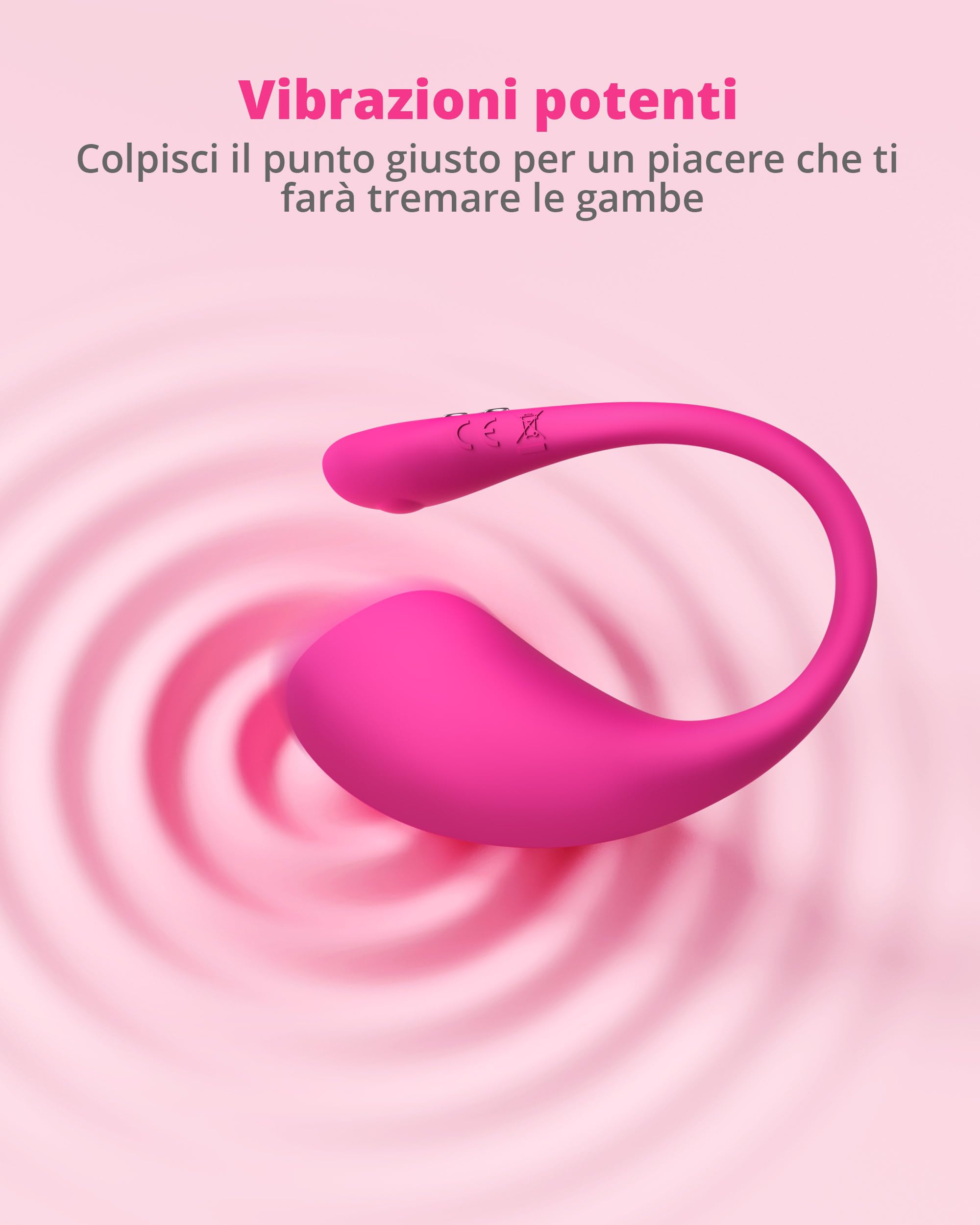 Sex Toys LOVENSE Lush 3 Vibratore con Controllo Bluetooth App – Vibratore per Donna Wireless Remoto per il Punto G per Donne, il miglior Sex Toys con Modalità di Vibrazione Personalizzabili Illimitate